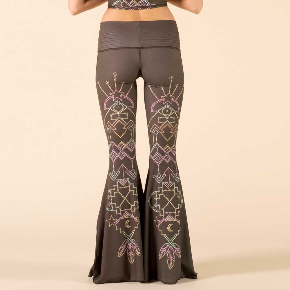 Teeki Seven Crowns Bell Bottom Legging Pants Bells